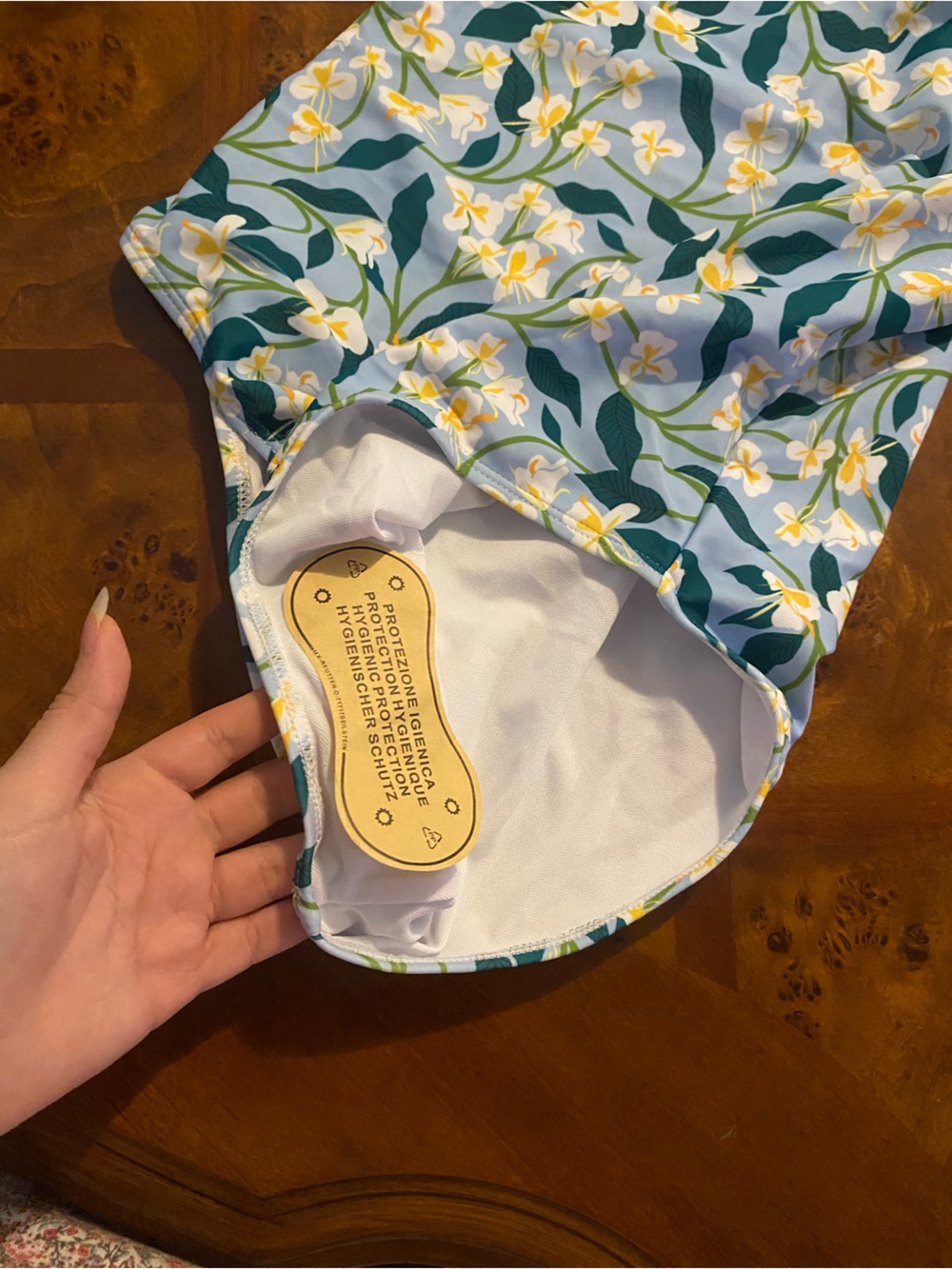 NWT- Floral Ruffle Matching Wrap - Picture 9 of 11